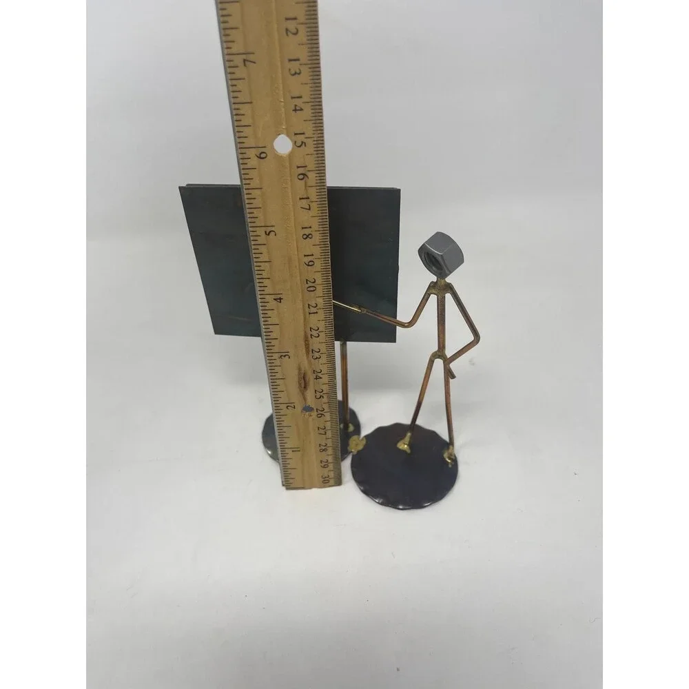 Rock Creek Metal Craft Man The Teacher Salesman Nuts and Bolts Sculpture Figure